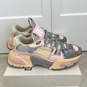 Authentic Dolce&Gabbana Mixed-material Airmaster sneakers